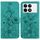 Custodia per telefono in pelle goffrata Giglio per Xiaomi Redmi K70 / K70 Pro (verde) Custodia per telefono in pelle goffrata Giglio per Xiaomi Redmi K70 / K70 Pro (verde)