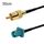 Cavo adattatore RF coassiale RCA maschio a Fakra Z maschio RG174 da 30 cm