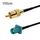 Cavo adattatore RF coassiale da 100 cm RCA maschio a Fakra Z maschio RG174 Cavo adattatore RF coassiale da 100 cm RCA maschio a Fakra Z maschio RG174