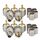 10 pz/confezione UHF Adattatore a crimpare maschio Connettore albero in rame RF 10 pz/confezione UHF Adattatore a crimpare maschio Connettore albero in rame RF
