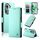 Per OPPO Reno11 5G Custodia per telefono in pelle smerigliata magnetica con fibbia laterale globale (verde menta) Per OPPO Reno11 5G Custodia per telefono in pelle smerigliata magnetica con fibbia laterale globale (verde menta)