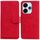 Per Xiaomi Redmi 13 4G Custodia per cellulare in pelle Flip in puro colore Skin Feel (Rosso) Per Xiaomi Redmi 13 4G Custodia per cellulare in pelle Flip in puro colore Skin Feel (Rosso)