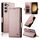 Custodia per telefono in pelle smerigliata magnetica con fibbia laterale per Samsung Galaxy S23+ 5G (oro rosa) Custodia per telefono in pelle smerigliata magnetica con fibbia laterale per Samsung Galaxy S23+ 5G (oro rosa)