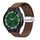 Cinturino per orologio in pelle siliconica con fibbia magnetica argento da 20 mm (marrone scuro) Cinturino per orologio in pelle siliconica con fibbia magnetica argento da 20 mm (marrone scuro)
