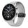 Cinturino per orologio in pelle siliconica con fibbia nera magnetica da 22 mm (grigio) Cinturino per orologio in pelle siliconica con fibbia nera magnetica da 22 mm (grigio)
