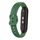 Cinturino per orologio in silicone tinta unita da 12 mm (verde scuro)