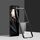 Per Honor Magic V Flip Custodia per telefono trasparente con placca a copertura totale per PC (nero) Per Honor Magic V Flip Custodia per telefono trasparente con placca a copertura totale per PC (nero)