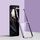 Custodia per telefono trasparente in PC con placcatura elettrolitica per Honor Magic V Flip (viola) Custodia per telefono trasparente in PC con placcatura elettrolitica per Honor Magic V Flip (viola)