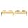 Per Huawei Band 9/9 NFC 1 paio di connettori per cinturino in metallo in acciaio inossidabile (oro) Per Huawei Band 9/9 NFC 1 paio di connettori per cinturino in metallo in acciaio inossidabile (oro)