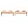 Per Huawei Band 9 / 9 NFC 1 paio di connettori per cinturino in acciaio inossidabile (oro rosa) Per Huawei Band 9 / 9 NFC 1 paio di connettori per cinturino in acciaio inossidabile (oro rosa)
