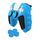 Per Sony PS5 Custodia protettiva per gamepad in silicone colorato con giunzioni con tappi a bilanciere (blu nero) Per Sony PS5 Custodia protettiva per gamepad in silicone colorato con giunzioni con tappi a bilanciere (blu nero)