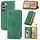 Per vivo V40 SE Custodia per telefono in pelle con vibrazione magnetica retrò Skin Feel (verde) Per vivo V40 SE Custodia per telefono in pelle con vibrazione magnetica retrò Skin Feel (verde)