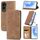 Per Honor 90 Lite Custodia per telefono in pelle con vibrazione magnetica retrò Skin Feel (marrone) Per Honor 90 Lite Custodia per telefono in pelle con vibrazione magnetica retrò Skin Feel (marrone)