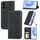 Per Honor 90 Lite Custodia per telefono in pelle con vibrazione magnetica retrò Skin Feel (nera) Per Honor 90 Lite Custodia per telefono in pelle con vibrazione magnetica retrò Skin Feel (nera)