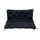 Cuscino per sedia da panca per protezione solare impermeabile morbido per patio domestico, dimensioni: 150x100x10 cm (nero) Cuscino per sedia da panca per protezione solare impermeabile morbido per patio domestico, dimensioni: 150x100x10 cm (nero)
