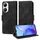 Custodia per telefono in pelle stellata con rombo in rilievo 4G per vivo Y35M+ / Y35+ / Y27 (nera) Custodia per telefono in pelle stellata con rombo in rilievo 4G per vivo Y35M+ / Y35+ / Y27 (nera)