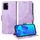 Custodia per telefono in pelle stellata con rombo in rilievo per vivo Y15A 4G Global / Y01 (viola) Custodia per telefono in pelle stellata con rombo in rilievo per vivo Y15A 4G Global / Y01 (viola)
