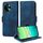 Custodia per telefono in pelle stellata con rombo in rilievo globale per vivo Y38 5G / T3x 5G (blu) Custodia per telefono in pelle stellata con rombo in rilievo globale per vivo Y38 5G / T3x 5G (blu)