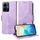 Per vivo Y77 5G / iQOO Z6 Lite Custodia per telefono in pelle con motivo a rombi e stelle in rilievo globale (viola) Per vivo Y77 5G / iQOO Z6 Lite Custodia per telefono in pelle con motivo a rombi e stelle in rilievo globale (viola)