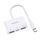 Yesido GS17 Adattatore USB-C/Tipo-C a doppia USB + USB-C/Tipo-C OTG (Bianco) Yesido GS17 Adattatore USB-C/Tipo-C a doppia USB + USB-C/Tipo-C OTG (Bianco)
