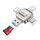 Yesido GS23 USB 3.0 a USB-C / Tipo-C + Micro USB + Adattatore OTG 4 in 1 a 8 pin (Oro) Yesido GS23 USB 3.0 a USB-C / Tipo-C + Micro USB + Adattatore OTG 4 in 1 a 8 pin (Oro)