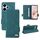 Custodia per telefono in pelle con chiusura magnetica globale per Xiaomi Redmi 13 4G (verde) Custodia per telefono in pelle con chiusura magnetica globale per Xiaomi Redmi 13 4G (verde)