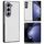 Custodia per PC in pelle PU per Samsung Galaxy Z Fold6 (bianca)