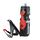 Set di borracce per mountain bike da 650 ml, borraccia sportiva per ciclismo all'aperto con gabbia a forma di V (nero)