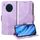 Custodia per telefono in pelle stellata con rombo goffrato per Honor 50 Lite (viola) Custodia per telefono in pelle stellata con rombo goffrato per Honor 50 Lite (viola)