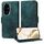 Custodia per telefono in pelle stellata con rombo goffrato per Honor 200 Pro (verde) Custodia per telefono in pelle stellata con rombo goffrato per Honor 200 Pro (verde)