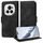 Custodia per telefono in pelle stellata con rombo goffrato per Honor Magic6 Pro (nera) Custodia per telefono in pelle stellata con rombo goffrato per Honor Magic6 Pro (nera)