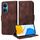 Custodia per telefono in pelle stellata con rombo goffrato per Honor X7 4G / Play 30 Plus (marrone) Custodia per telefono in pelle stellata con rombo goffrato per Honor X7 4G / Play 30 Plus (marrone)
