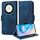 Custodia per telefono in pelle stellata con rombo goffrato per Honor X9A 5G / X40 5G (blu) Custodia per telefono in pelle stellata con rombo goffrato per Honor X9A 5G / X40 5G (blu)
