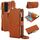 Per Samsung Galaxy S22 5G Custodia a tracolla multifunzionale in pelle con anello a tracolla (marrone) Per Samsung Galaxy S22 5G Custodia a tracolla multifunzionale in pelle con anello a tracolla (marrone)