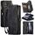 Per Samsung Galaxy Z Fold6 5G CaseMe 008 Custodia per telefono in pelle con cerniera multifunzionale con cordino (nero) Per Samsung Galaxy Z Fold6 5G CaseMe 008 Custodia per telefono in pelle con cerniera multifunzionale con cordino (nero)