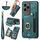 Custodia per telefono con portafoglio multi-card RFID For Honor 200 Lite Global Retro Skin-feel Ring (verde) Custodia per telefono con portafoglio multi-card RFID For Honor 200 Lite Global Retro Skin-feel Ring (verde)
