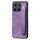 Custodia per telefono posteriore in pelle con supporto per cinturino retrò per Honor X6a (viola) Custodia per telefono posteriore in pelle con supporto per cinturino retrò per Honor X6a (viola)