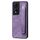 Custodia per telefono posteriore in pelle con supporto per cinturino retrò per Honor X7b (viola) Custodia per telefono posteriore in pelle con supporto per cinturino retrò per Honor X7b (viola)