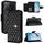 Per Xiaomi Poco X6 Pro / Redmi K70E Custodia per telefono in pelle con texture rombica con cordino (Nero) Per Xiaomi Poco X6 Pro / Redmi K70E Custodia per telefono in pelle con texture rombica con cordino (Nero)
