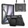 Per iPad Air 11 2024 Maniglia con impugnatura Custodia ibrida in silicone per tablet PC con cinturino (nero) Per iPad Air 11 2024 Maniglia con impugnatura Custodia ibrida in silicone per tablet PC con cinturino (nero)