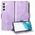 Custodia per telefono in pelle stellata con rombo goffrato per Samsung Galaxy S22+ 5G (viola) Custodia per telefono in pelle stellata con rombo goffrato per Samsung Galaxy S22+ 5G (viola)