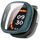 Per Fitbit Ace LTE PC + custodia protettiva per orologio integrata con pellicola in vetro temperato (verde pino) Per Fitbit Ace LTE PC + custodia protettiva per orologio integrata con pellicola in vetro temperato (verde pino)