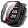 Per Fitbit Ace LTE PC + custodia protettiva per orologio integrata con pellicola in vetro temperato (nera) Per Fitbit Ace LTE PC + custodia protettiva per orologio integrata con pellicola in vetro temperato (nera)