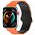 Per Huawei Watch Fit3 cinturino per orologio magnetico in silicone bicolore con fibbia colorata (arancione nero) Per Huawei Watch Fit3 cinturino per orologio magnetico in silicone bicolore con fibbia colorata (arancione nero)