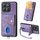 Custodia per cellulare in pelle pieghevole con portafoglio retrò per Honor X8b con cinturino (viola) Custodia per cellulare in pelle pieghevole con portafoglio retrò per Honor X8b con cinturino (viola)
