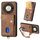 Custodia per cellulare in pelle pieghevole con portafoglio retrò per Honor X9b con cinturino (marrone) Custodia per cellulare in pelle pieghevole con portafoglio retrò per Honor X9b con cinturino (marrone)