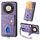 Custodia per cellulare in pelle pieghevole con portafoglio retrò per Honor X9b con cinturino (viola) Custodia per cellulare in pelle pieghevole con portafoglio retrò per Honor X9b con cinturino (viola)