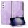 Custodia per telefono in pelle stellata con rombo goffrato per Samsung Galaxy S23 FE 5G (viola) Custodia per telefono in pelle stellata con rombo goffrato per Samsung Galaxy S23 FE 5G (viola)