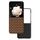 Custodia per telefono in PU con struttura intrecciata con cornice nera per Honor Magic V Flip (marrone) Custodia per telefono in PU con struttura intrecciata con cornice nera per Honor Magic V Flip (marrone)