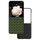 Custodia per telefono in PU con struttura intrecciata con cornice nera per Honor Magic V Flip (verde) Custodia per telefono in PU con struttura intrecciata con cornice nera per Honor Magic V Flip (verde)
